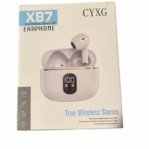 X87 True Wireless Stereo Earphones - White